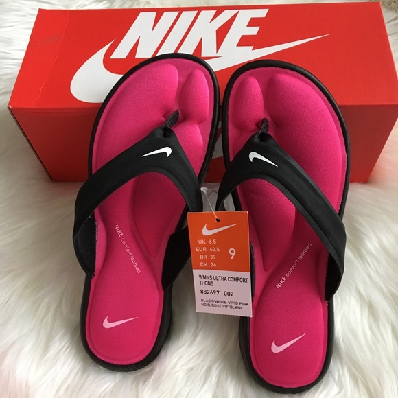 Nike Shoes - NEW Nike Ultra Comfort thong sandals -pink